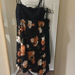 WE WORE WHAT lace asymmetrical dress